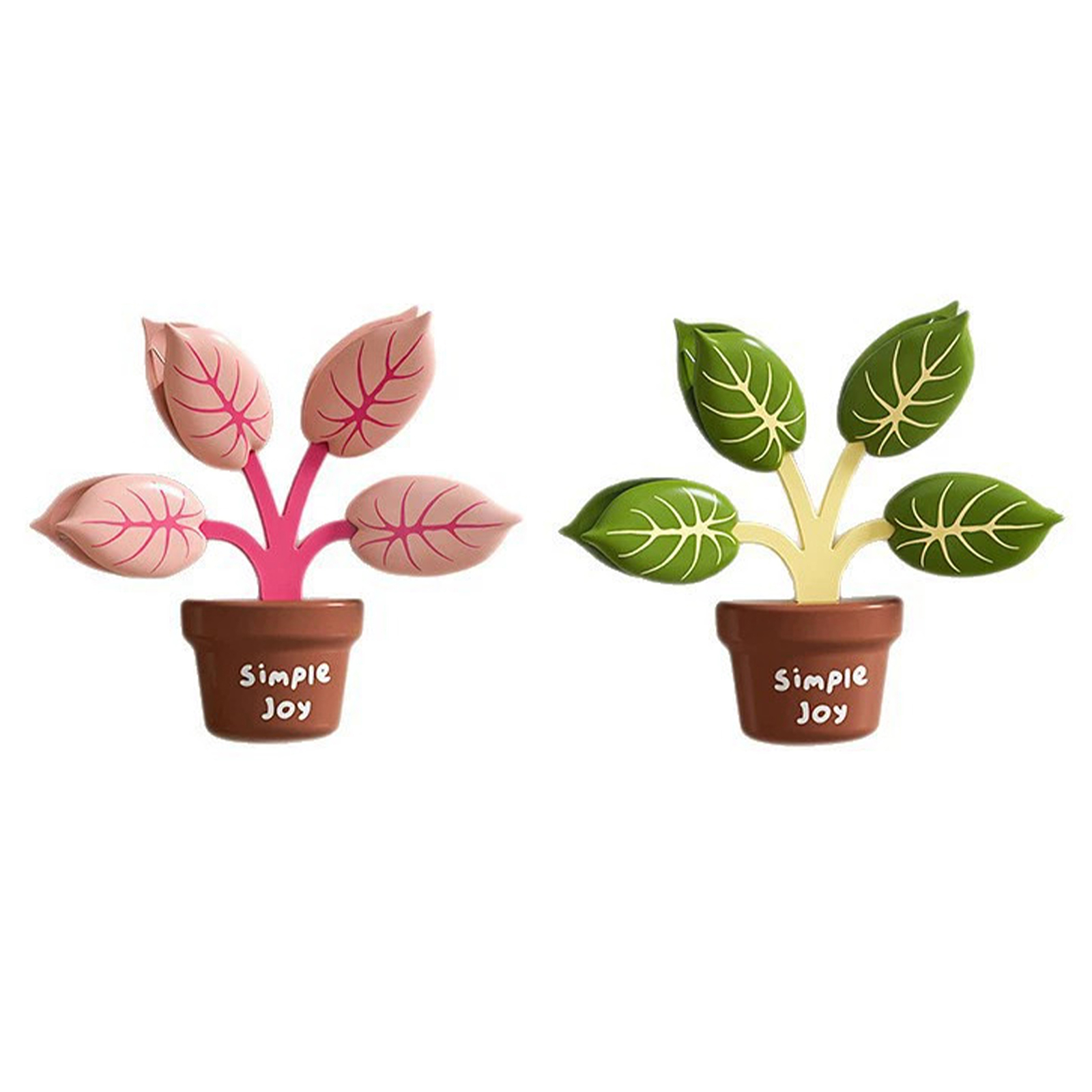 Food Snacks That Are Green - Penjepit Makanan Magnetik Bentuk Daun Hijau,