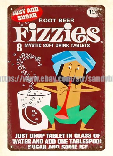 Food And Snacks Ideas - Tablet minuman ringan Fizzies tahun 1960-an,