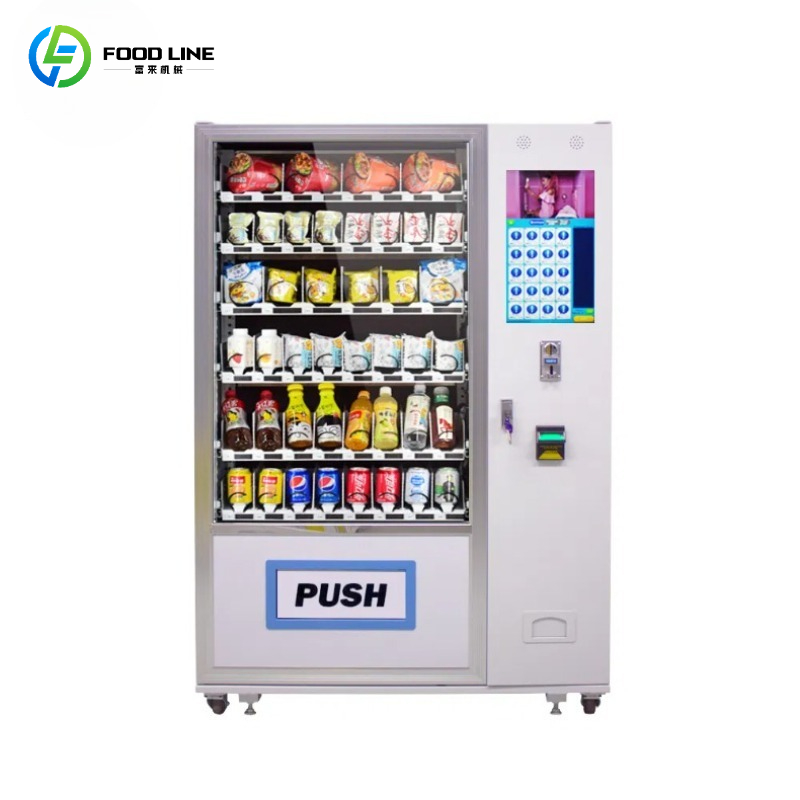 Food Snacks Drinks - Mesin Penjual Otomatis Layar Sentuh Khusus