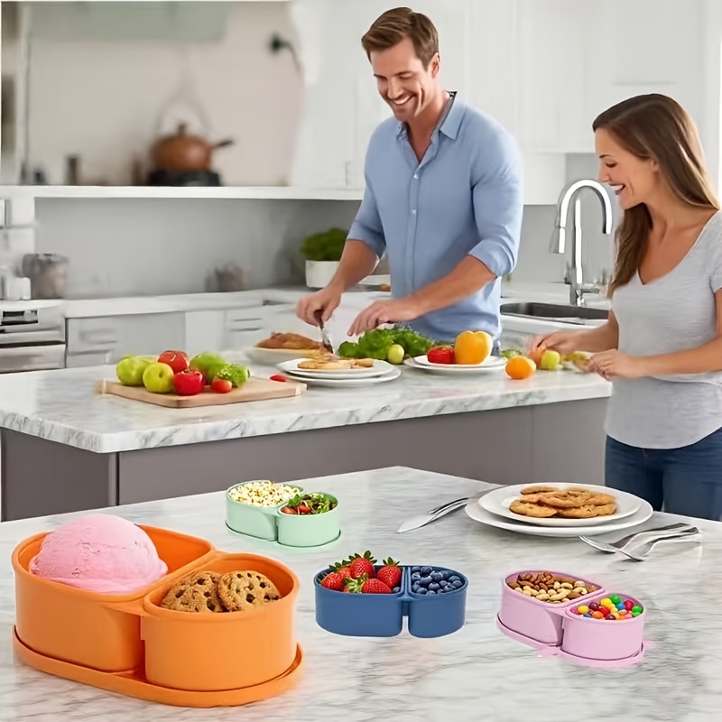 Wadah Camilan Silikon/Kotak Ma - Food And Snacks For Picnic ulasan dan harga
