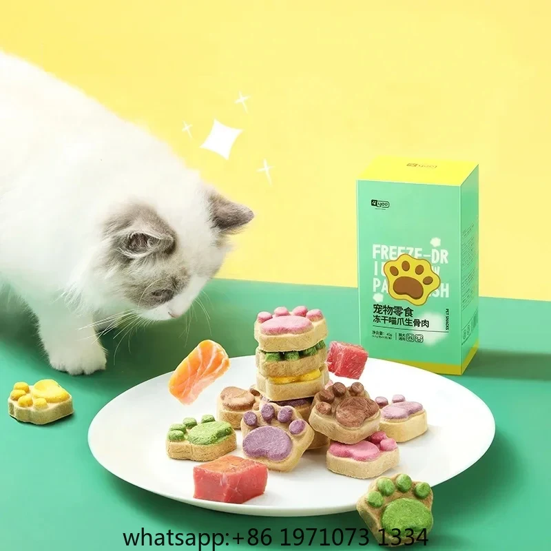 Camilan Kucing Beku Kering Tin - Food Snacks With Protein ulasan dan harga