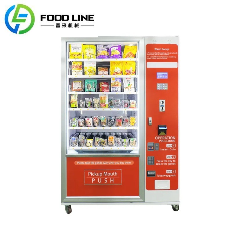Mesin Penjual Otomatis Kombina - Food Snacks Drinks ulasan dan harga