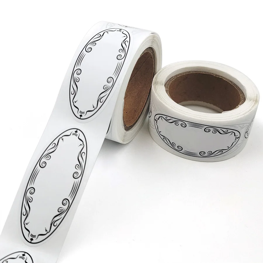 150 buah stiker oval berukuran - Foods X ulasan dan harga