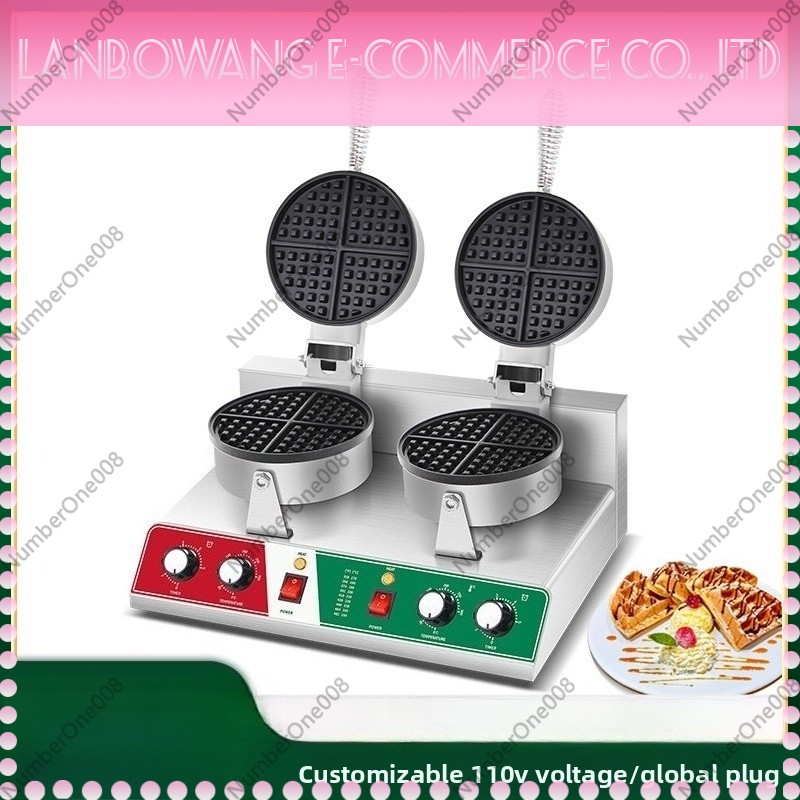 Pembuat Waffle Putar Anti Leng - Snacks Food Stall ulasan dan harga