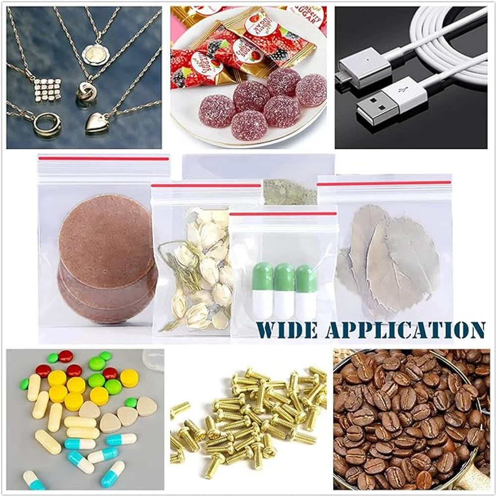 100-1000 Buah Tas Transparan D - Food Z ulasan dan harga
