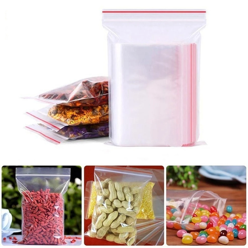 100-1000 Buah Tas Transparan D - Food Z ulasan dan harga