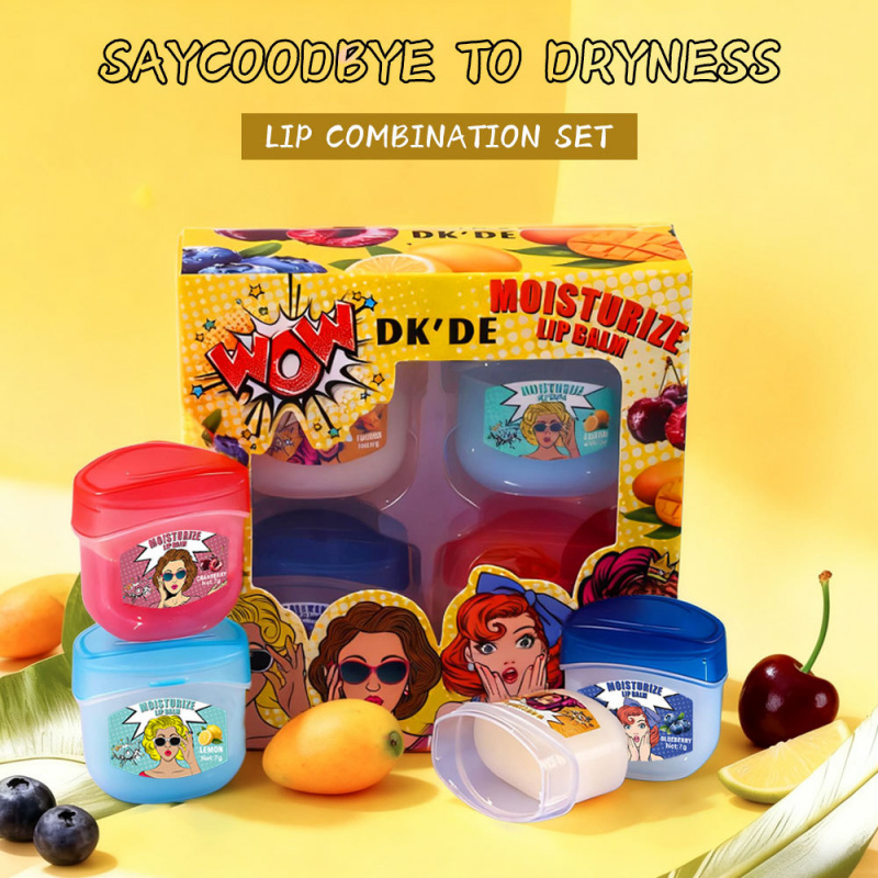 Set Lip Balm Buah 4/8 Buah, Li - Dried Mango Slice ulasan dan harga
