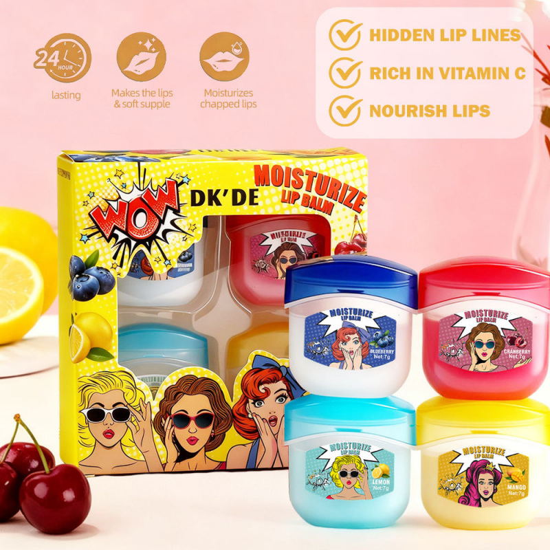 Set Lip Balm Buah 4/8 Buah, Li - Dried Mango Slice ulasan dan harga