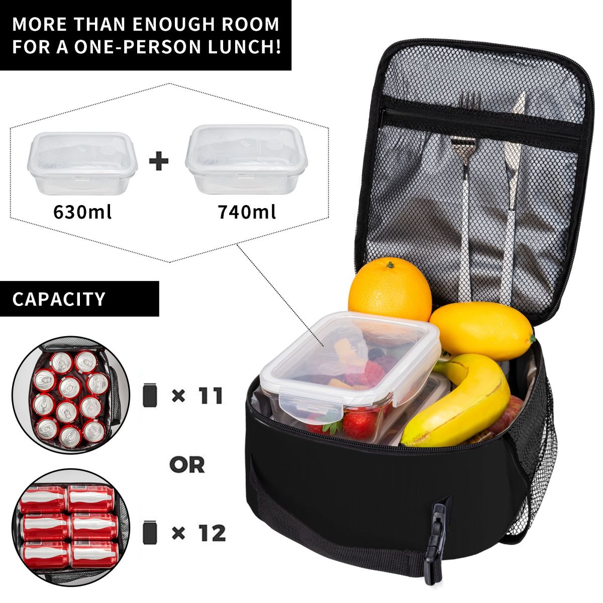 Tas Makan Siang Terinsulasi Mo - Food Snacks That Are Green ulasan dan harga
