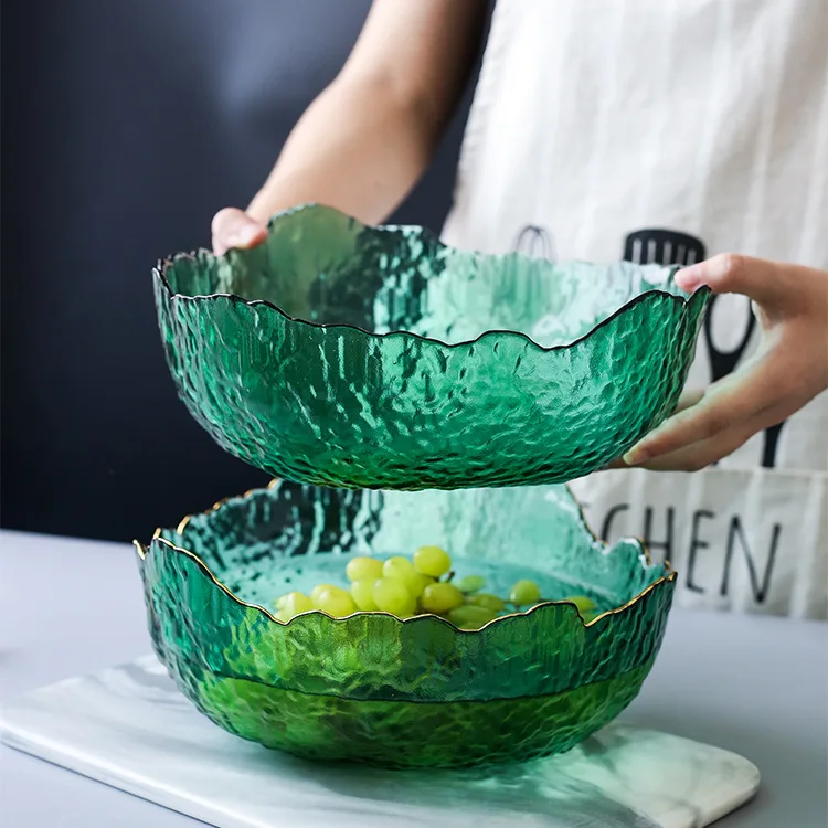 Mangkuk kaca hijau gaya Jepang - Food Snacks That Are Green ulasan dan harga