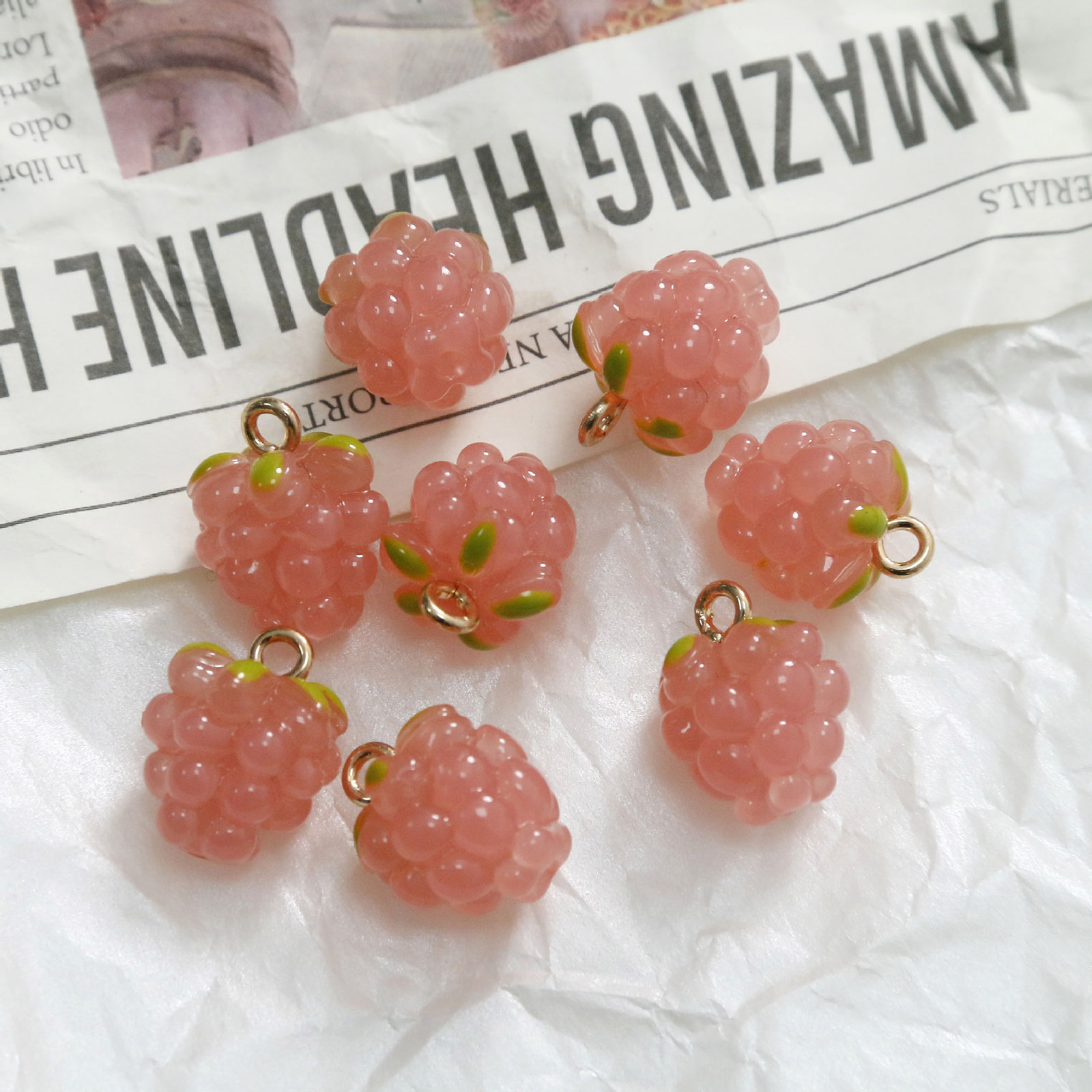 2 buah 3D jimat Resin anggur b - Foods X ulasan dan harga